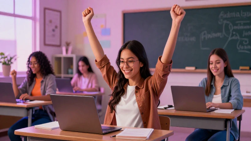 Estudiante mexicano celebra éxito académico digital