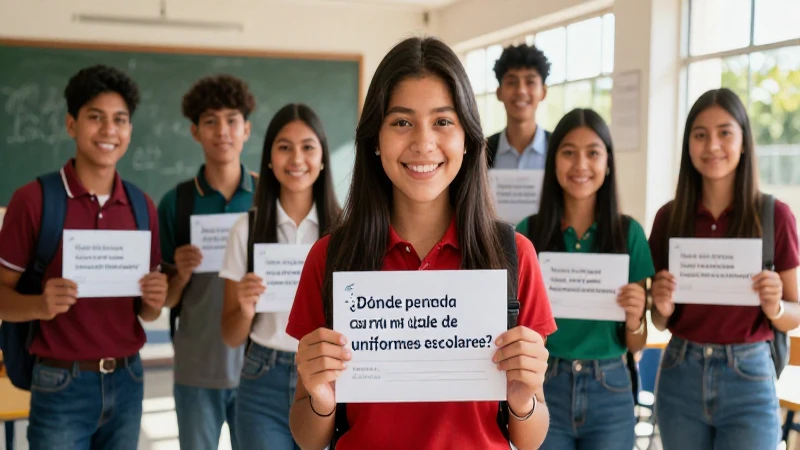 Vale de uniformes: ¿Dónde canjearlo?