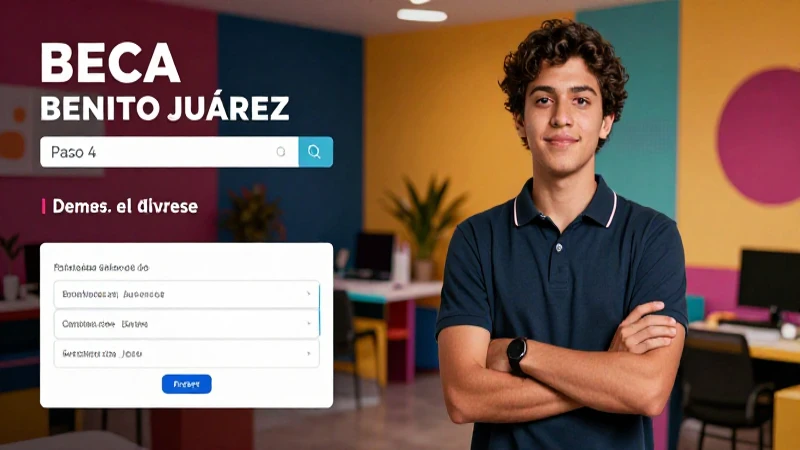 Completa el formulario para una beca Benito Juárez