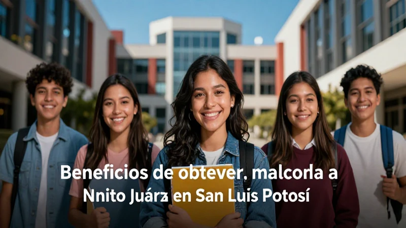 Beca Benito Juárez en San Luis Potosí