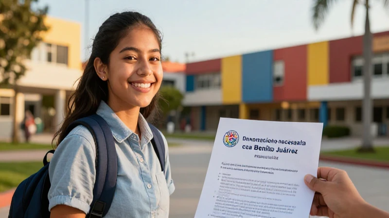 Documentación para beca Benito Juárez