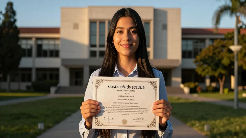 Solicita tu constancia de estudios en línea ahora