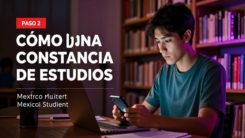 Obtén la constancia de estudios en línea