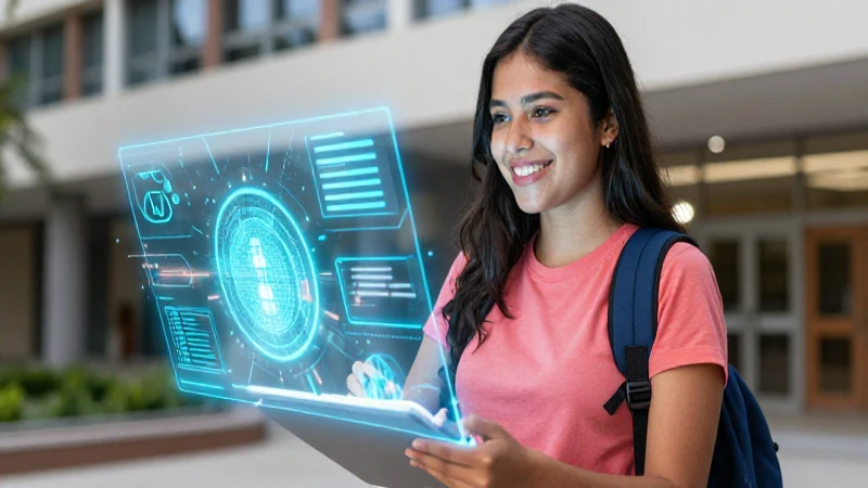 Estudiante mexicano estudia con optimismo y oportunidad