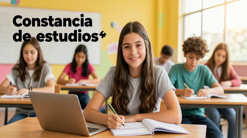 Solicita la constancia de estudios de preparatoria