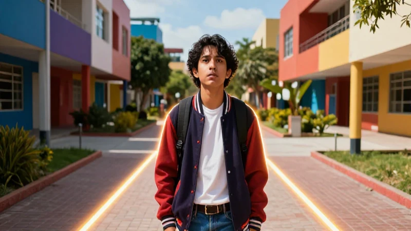 Estudiante mexicano persigue su camino brillante