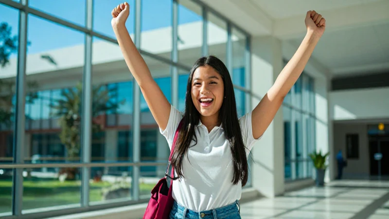 Cómo puedo obtener la orden de pago de la beca Benito Juárez 3 Estudiante mexicano exitoso bajo luz vibrante