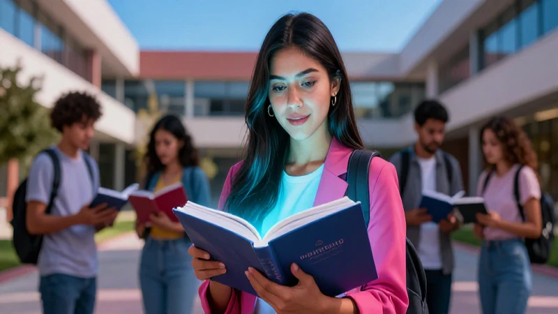 Oportunidad académica en una joven mexicana