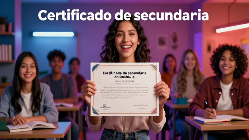 Cómo obtener un certificado de secundaria en Coahuila 44 Pasos para obtener el certificado de secundaria en Coahuila