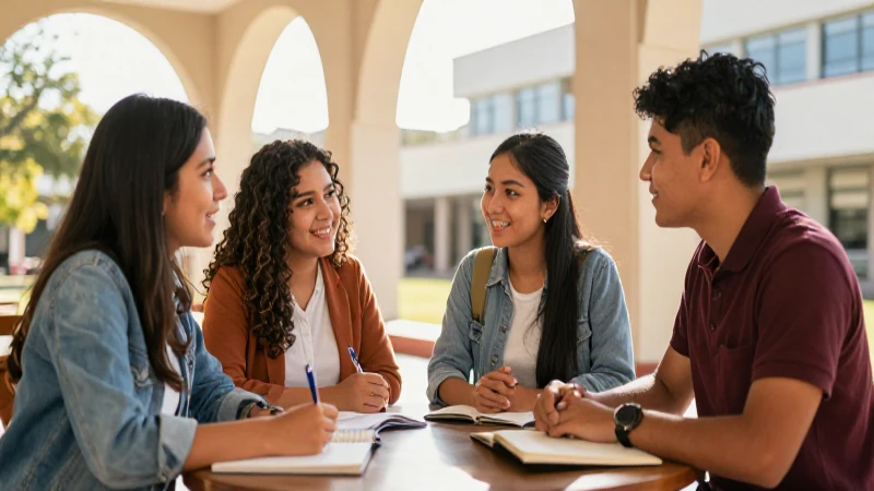 Estudiantes mexicanos colaboran en campus moderno