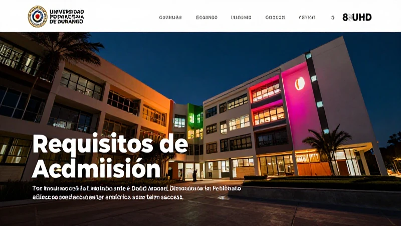 Admisiones y oferta académica de la UP de Durango