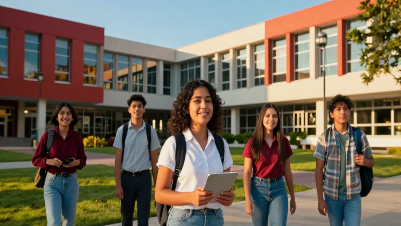 Estudiantes mexicanos triunfan en su campus moderno