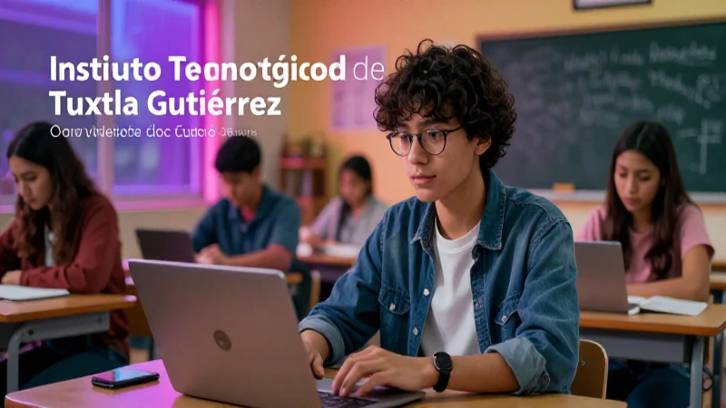 Oferta educativa y becas del Tecnológico de Tuxtla