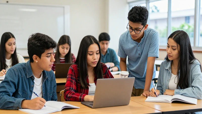 Estudiantes mexicanos colaboran en universidad moderna