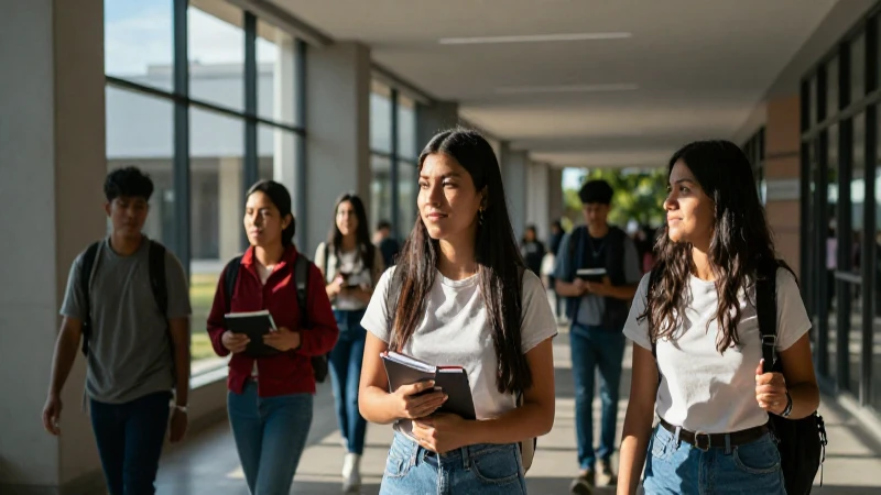 Dónde encontrar una oficina de bienestar en Cd. Juárez 76 Estudiante mexicano en campus con luz dramática