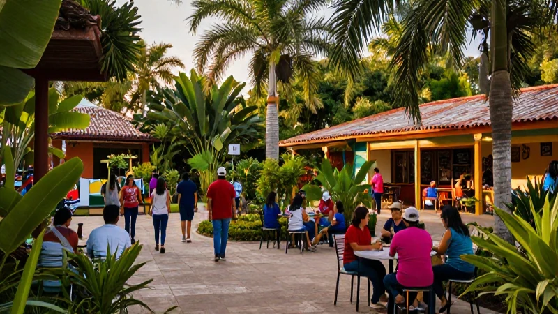 Centro vibrante en Villahermosa con ambiente tropical