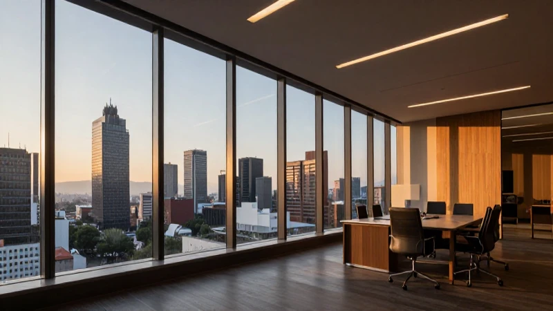 Lujosa oficina moderna con vistas a CDMX
