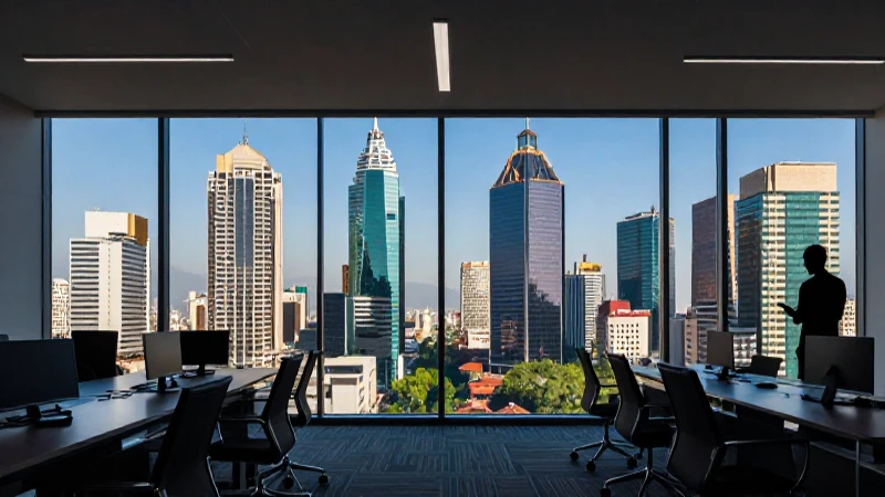 Oficina moderna con vistas impactantes a CDMX