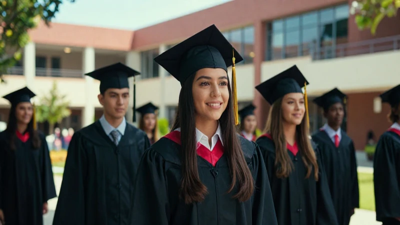 Jóvenes universitarios mexicanos en campus moderno