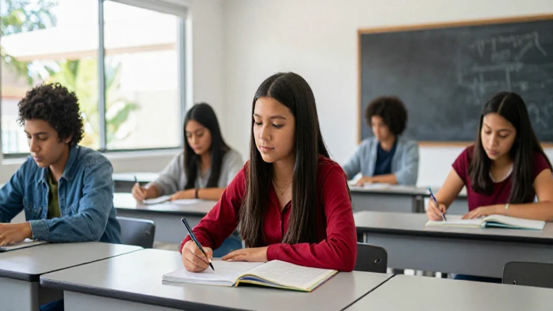 Estudiante mexicano en campus moderno y vibrante