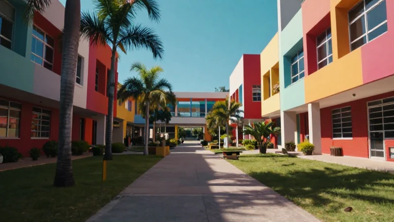 Estudiantes mexicanos, sueños globales, campus moderno