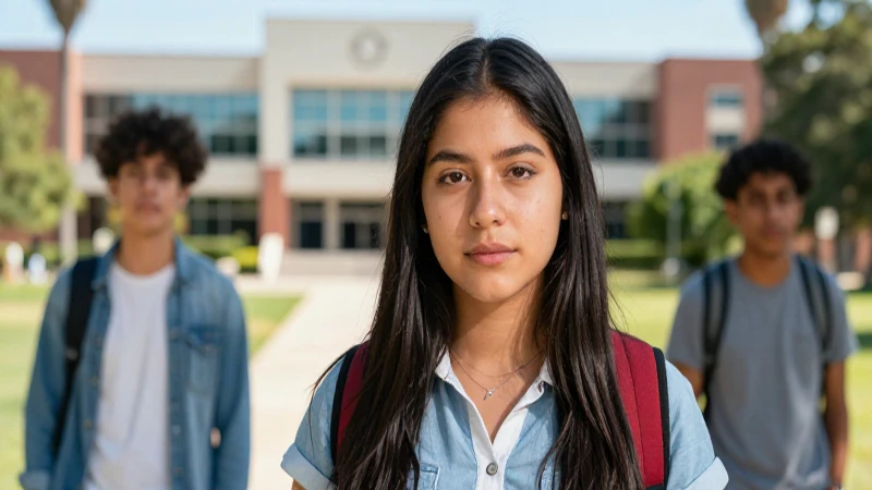 Estudiante mexicano moderno, lleno de oportunidad