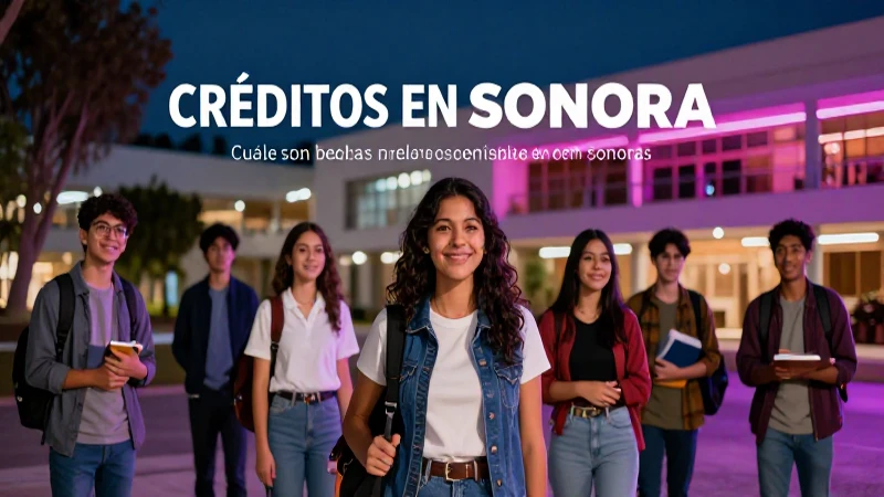Becas y créditos universitarios en Sonora