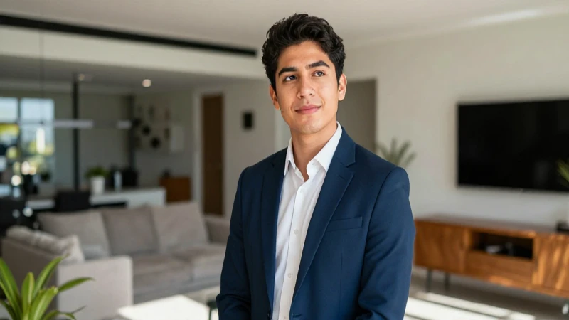 Joven profesional mexicano con futuro brillante