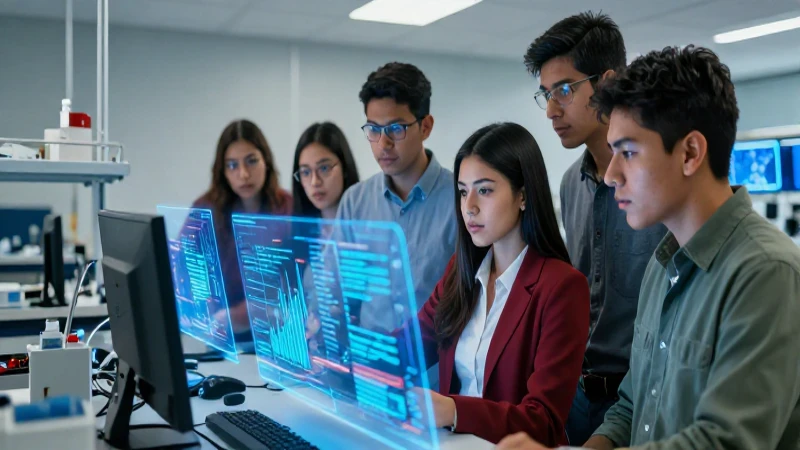 Estudiantes mexicanos usan tecnología holográfica en laboratorio