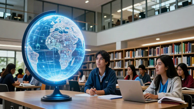 Estudiantes UNAM explorando conocimiento global