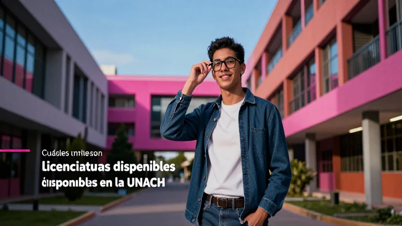 Cuáles son las licenciaturas disponibles en la UNACH 21 Requisitos y carreras de la UNACH