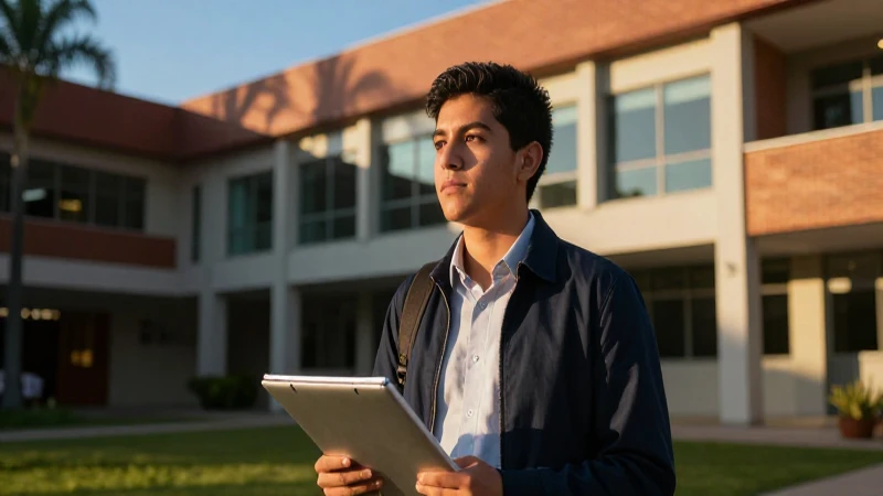 Cuáles son las maestrías disponibles en la UAM Xochimilco 2 Joven académico mexicano en campus, luz dorada