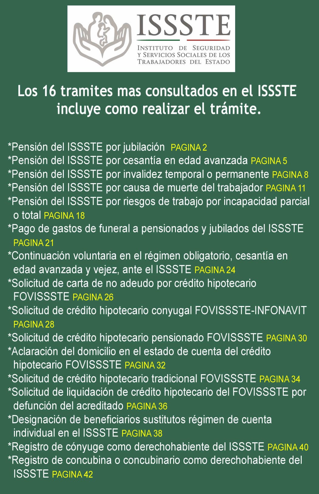 Opciones de servicios del ISSSTE: Conoce tus opciones disponibles