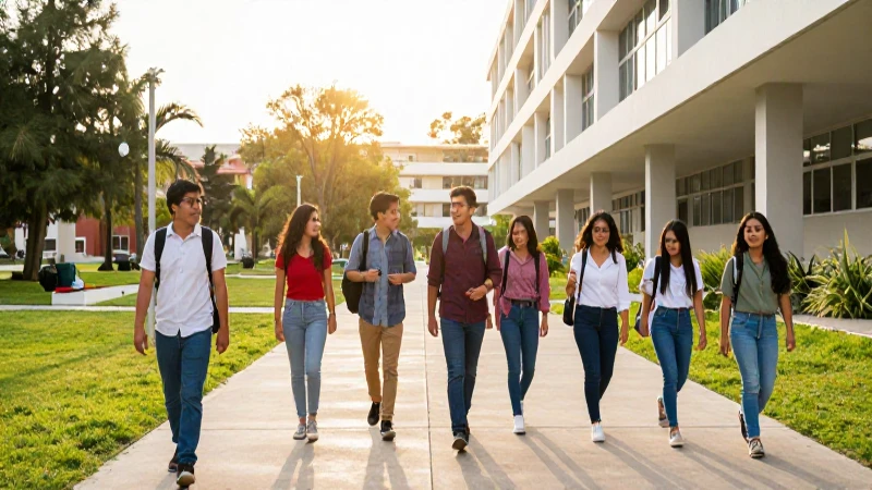 Estudiantes mexicanos en camino hacia el éxito