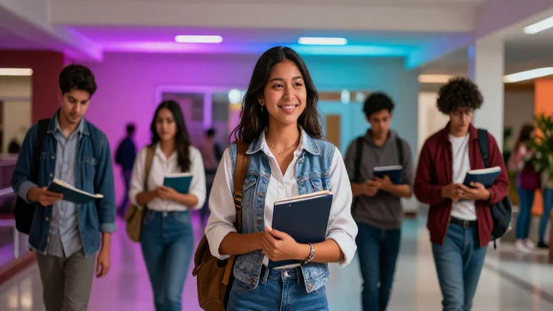 Estudiantes mexicanos modernos logran éxito universitario