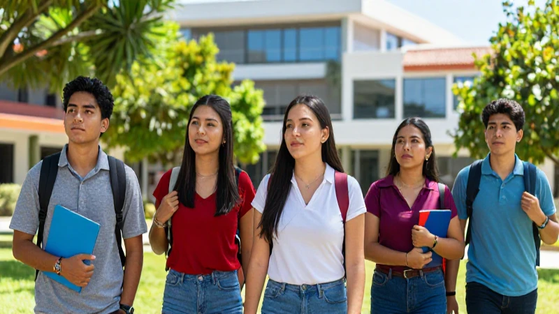 Estudiante mexicano en futuro brillante