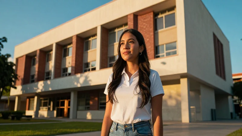Cuáles son las carreras disponibles en la Universidad para el bienestar Benito Juárez 2 Estudiante mexicana moderna en campus universitario
