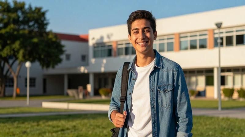 Joven mexicano exitoso en la universidad