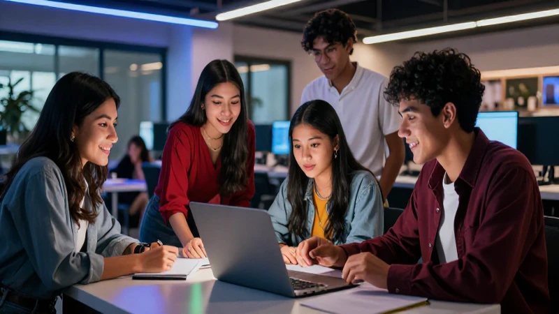 Estudiantes mexicanos colaboran en campus tecnológico