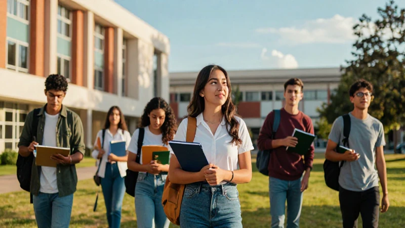 Estudiante mexicano aspirando al conocimiento moderno