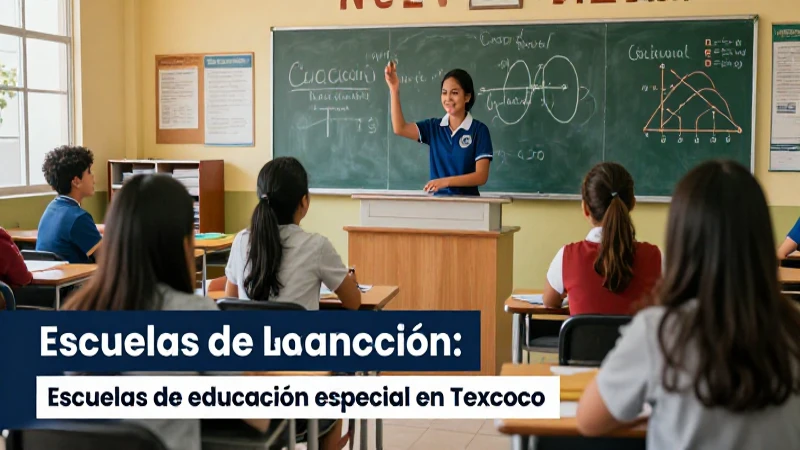Texcoco tiene escuelas secundarias con ambiente académico