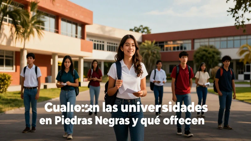 Universidades de Piedras Negras y sus servicios