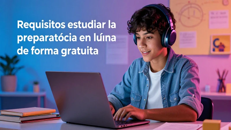Preparatoria en línea: requisitos y oportunidades