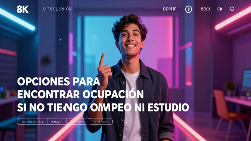 Explora opciones de empleo si no estudias