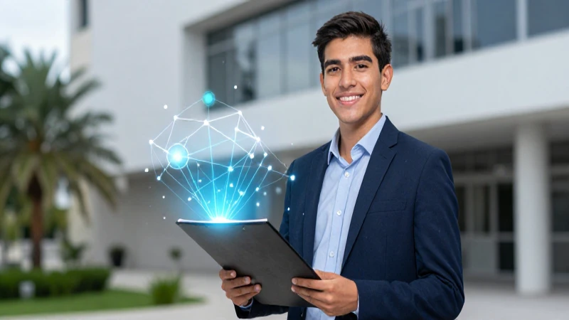 Joven profesional mexicano, éxito y oportunidades