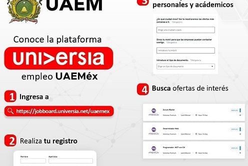 Oportunidades laborales en la bolsa de trabajo de la UAEMex