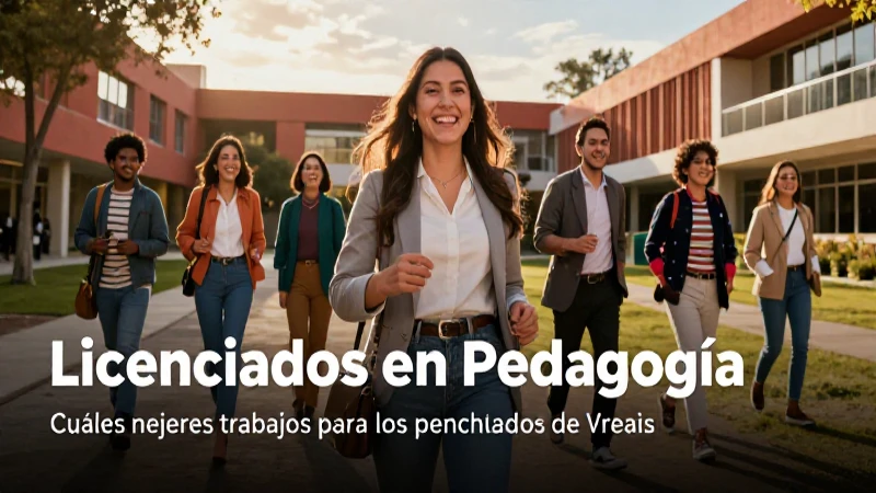 Trabajos para licenciados en Pedagogía