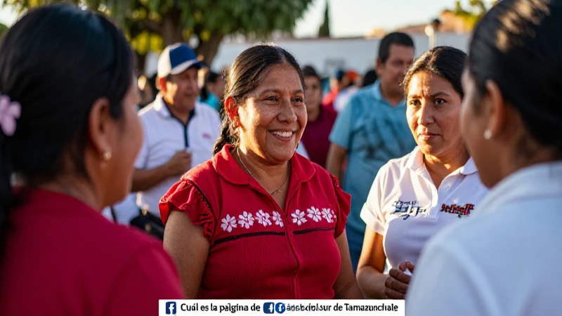Vida vibrante en Sur de Tamazunchale al atardecer