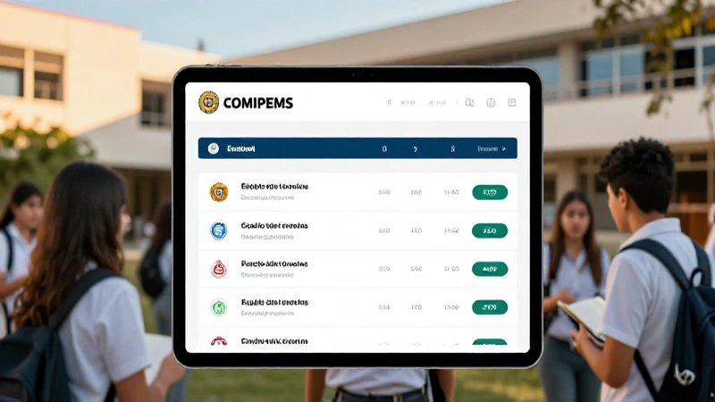 Resultados y página oficial de COMIPEMS