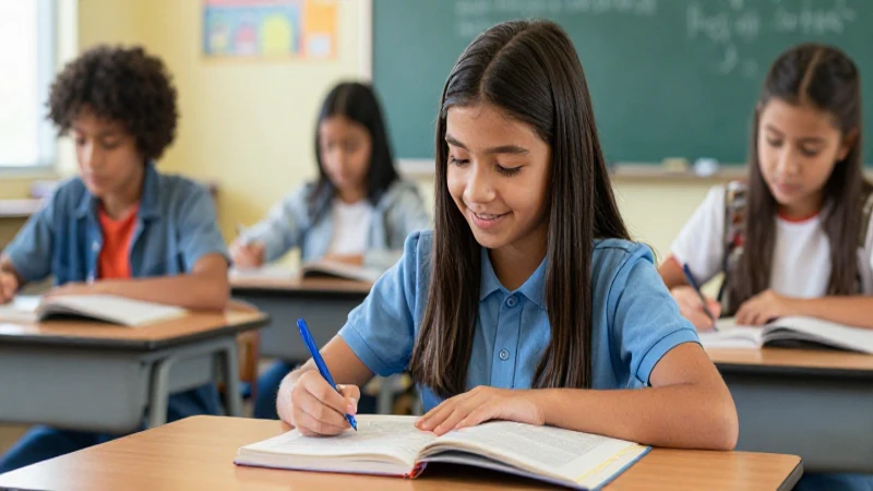 Joven mexicano estudiando, vibrante y detallado